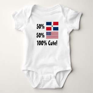 Body Américain du Dominicain 50% de 50% 100% mignon
