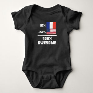 Body Américain du Français 50% de 50% 100%