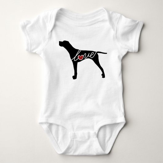 Body Amour allemand d'indicateur aux cheveux courts (Devant)