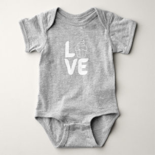 Body Amour avec Cupcake - Blanc
