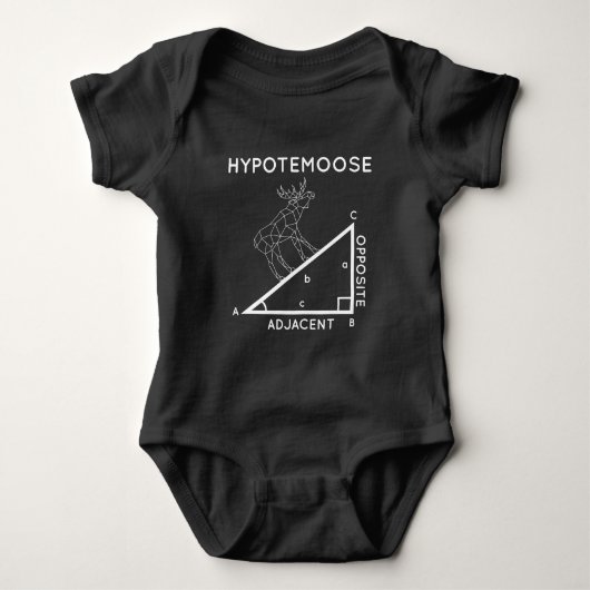 Body Amusant Math Pun Moose Hypotenuse Mathématicien. (Devant)