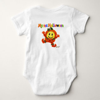 Body Amusant Mignon 1er Halloween Enfants Sourire Heure
