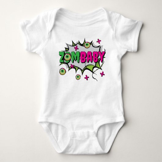Body Amusant "ZomBaby" Fun Zombie (Devant)