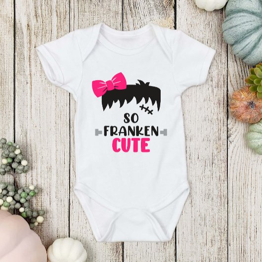 Body Amusants Halloween Frankenstein So Franken Cute Gi
