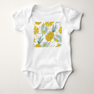 Body Ananas juteux : motif vintage brillant.