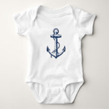 Ancre de bleu marine