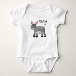 Body Âne Personnalisé Mignon pour Bébé et Tout-Petit