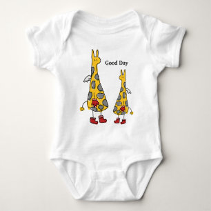 Body Ange Giraffe Baby Bodysuit