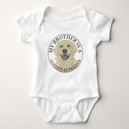 Body Anglais personnalisé Golden Retriever (Devant)