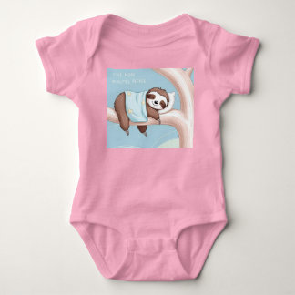 Body Animales kawaii / Oso perezoso dormido con cobija