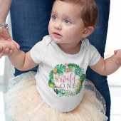 Body Animaux tropicaux de la jungle florale Premier ann