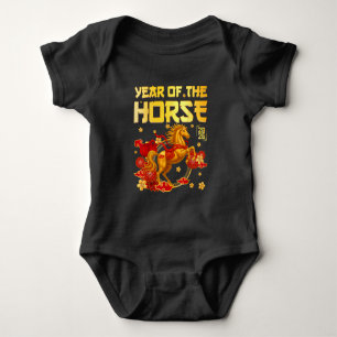 Body Année du Cheval 2026 - Nouvel An Chinois Zodiaque