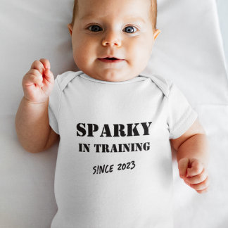 Body Année personnalisée "Sparky in Training" Electrici