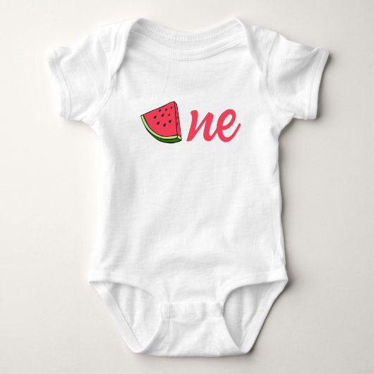 Body Anniversaire de naissance Watermelon Cute One in a (Devant)