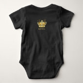 Body Anniversaire King Gold Couronne Royal Monogramme L (Dos)