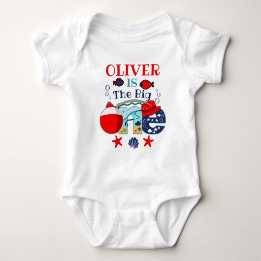 Body anniversaire pêche Le Gros POISSON | O-poisson-all (Devant)