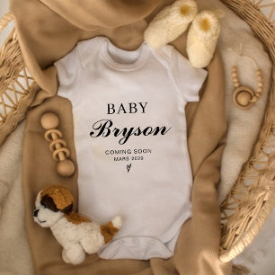 Body Annonce de grossesse personnalisée Prochainement