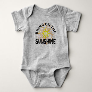 Body Apportez Le Design Sunshine - Baby Jersey Bodysui