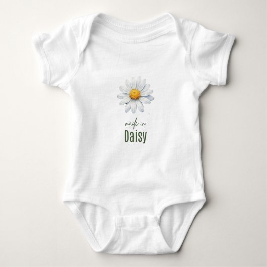 Body April Daisy Birth Flower Bodysuit Watercolor (Devant)