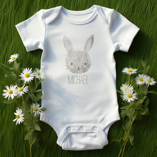 Body Aquarelle adorable Lapin