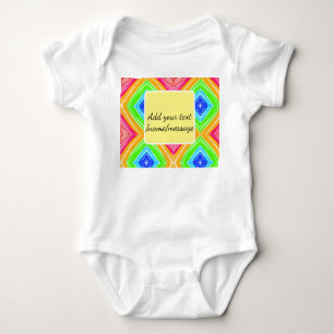 Body Aquarelle arc-en-ciel ajoutez nom texte message pe