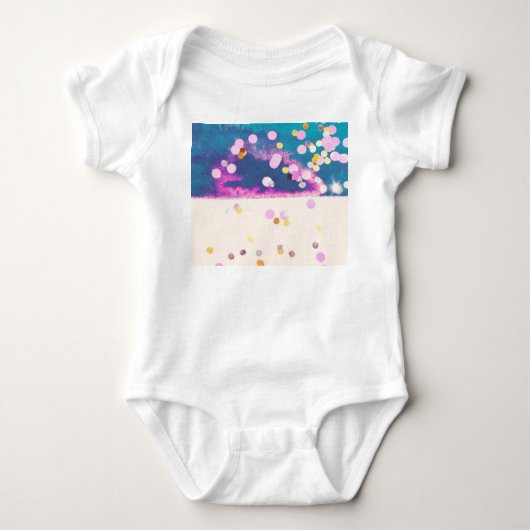 Body Aquarelle bleu Abstraite (Devant)