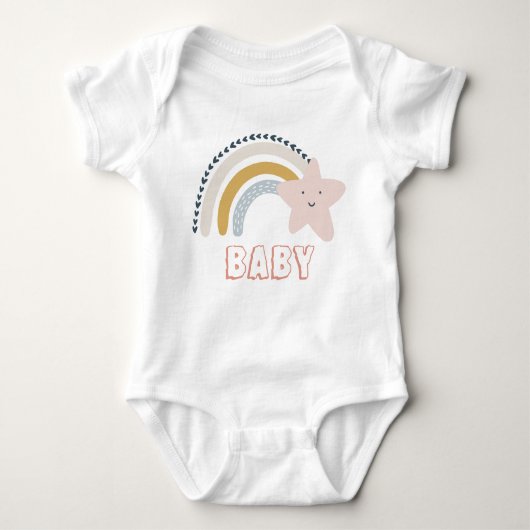 Body Aquarelle Boho Rainbow Baby (Devant)