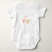 Body Aquarelle Boho Rainbow Baby (Dos)