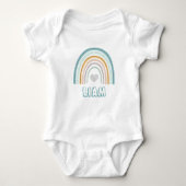 Body Aquarelle Boho Rainbow Baby Boy (Devant)