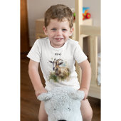 Body Aquarelle Chèvre de ferme, sur mesure