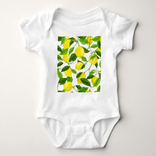 Body Aquarelle Citron  (Devant)