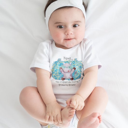 Body Aquarelle de poisson de Poissons mignons Bull Zodi