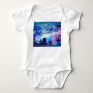 Body Aquarelle Espace Art : Ciel de nuit