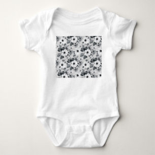 Body Aquarelle fleur sauvage - Illustration Vintage