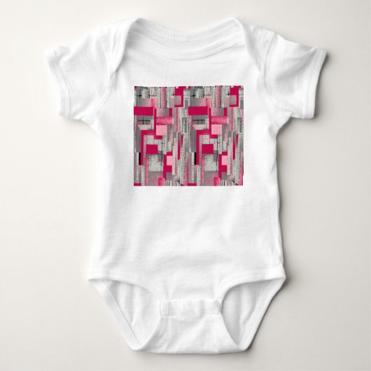 Body Aquarelle patchwork numérique : motif transparent (Devant)