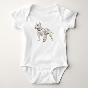 Body Aquarelle Pitbull Dog