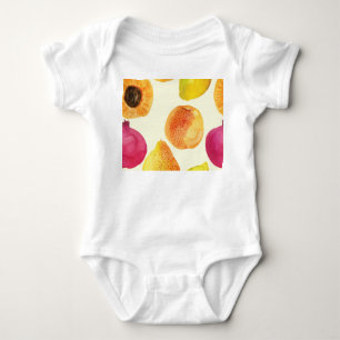 Body Aquarelle vintage Fruits frais