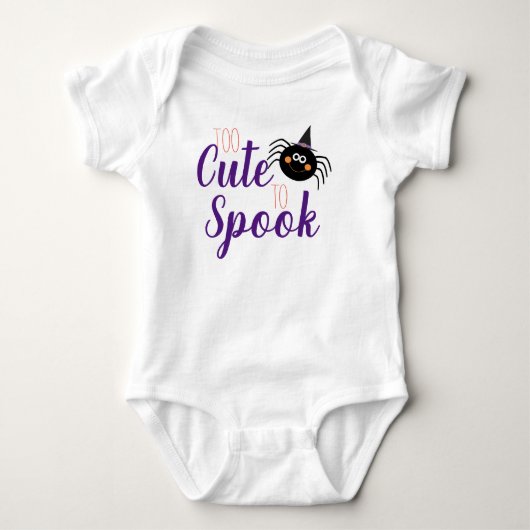 Body Araignée mignonne avec citation (Devant)