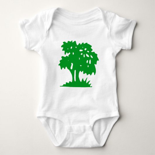 Body Arbre à dessin - Vert herbe (Devant)