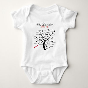 Body Arbre généalogique personnalisé (20 noms)