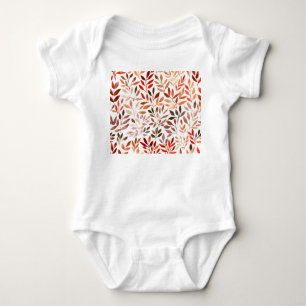 Body Arbres rétro, aquarelle motif sans couture.