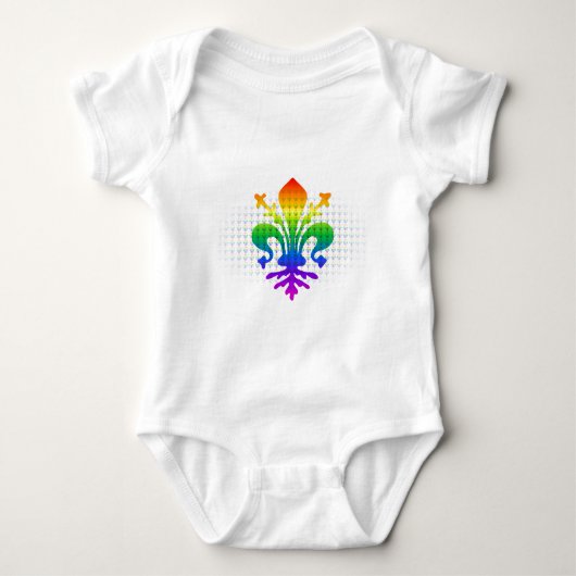 Body Arc-en-ciel Fleur-de-lis (Devant)
