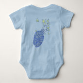 Body Archangel Michael Amour & Support Bébé Bodysuit (Dos)
