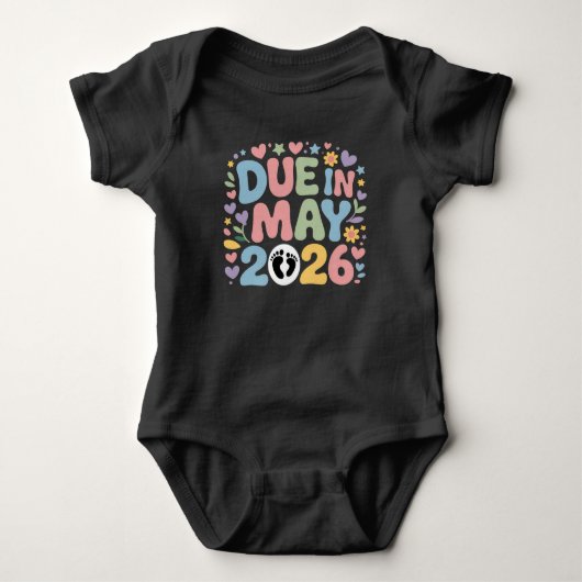 Body Arrivée mai 2026 Bébé à naître Maman Grossesse (Devant)