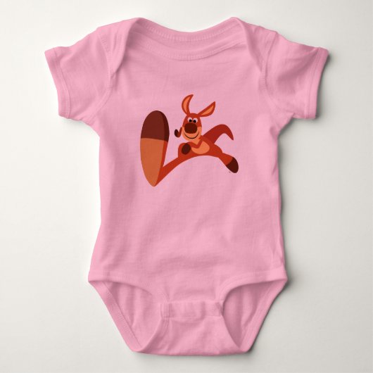 Body "Arrivée !!" Vêtements pour bébé kangourou mignon (Devant)
