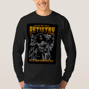 Body Artistry, Maori Warrior poseren in tribale kl T-shirt