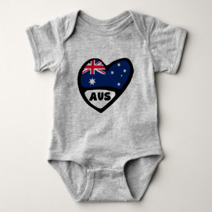 Body Australie Pays Code Drapeau Coeur AUS