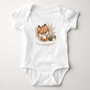 Body Automne automne mignon petit bébé Fox Baby Bodysui