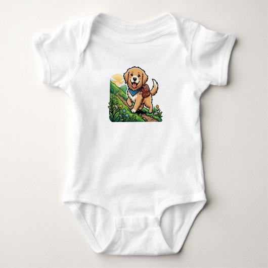 Body Aventure de chiot Retriever doré de randonnée mign (Devant)