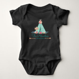 Body Aventure de TeePee Tribal Boho pour Bébé Fille